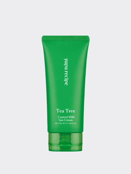 Солнцезащитный крем с экстрактом чайного дерева Papa Recipe Tea Tree Control Mild Sun Cream SPF50+ PA++++ Солнцезащитный крем с экстрактом чайного дерева Papa Recipe Tea Tree Control Mild Sun Cream SPF50+ PA++++