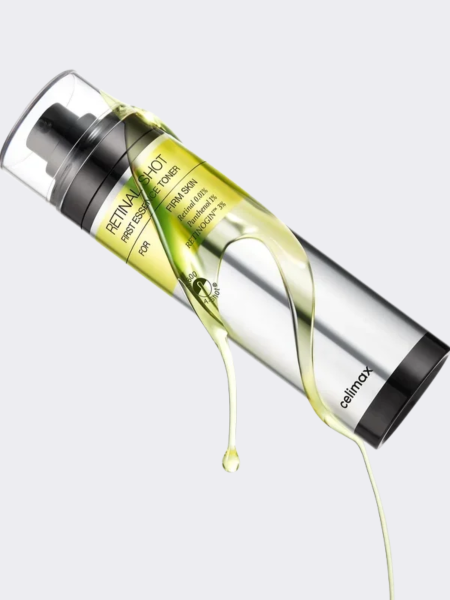 Разглаживающая тонер-эссенция с ретиналем и спикулами Celimax The Vita-A Retinal Shot Tightening First Essence Toner
