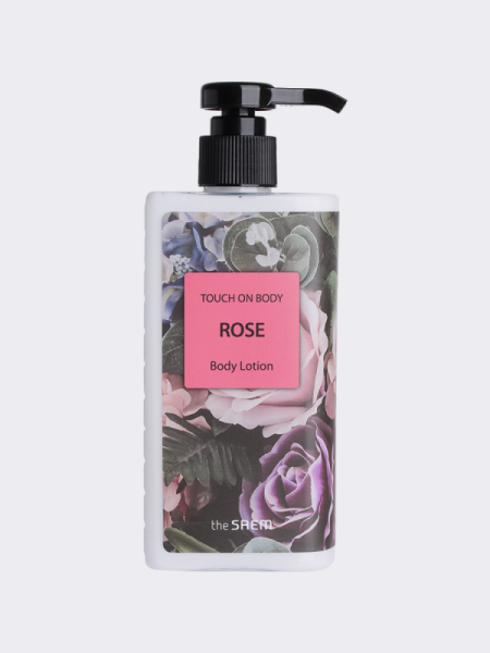 Увлажняющий лосьон для тела с ароматом розы The Saem Touch On Body Rose Body Lotion Увлажняющий лосьон для тела с ароматом розы The Saem Touch On Body Rose Body Lotion