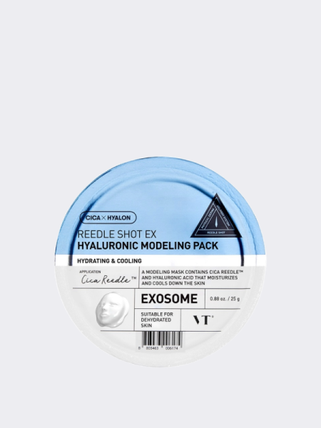 Альгинатная маска-бустер со спикулами и гиалуроновой кислотой VT Reedle Shot EX Hyaluronic Modeling Pack