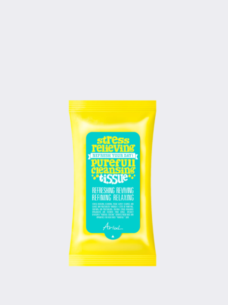 Мягкие очищающие салфетки для снятия макияжа МИНИ Ariul Stress Relieving Purefull Cleansing Tissue