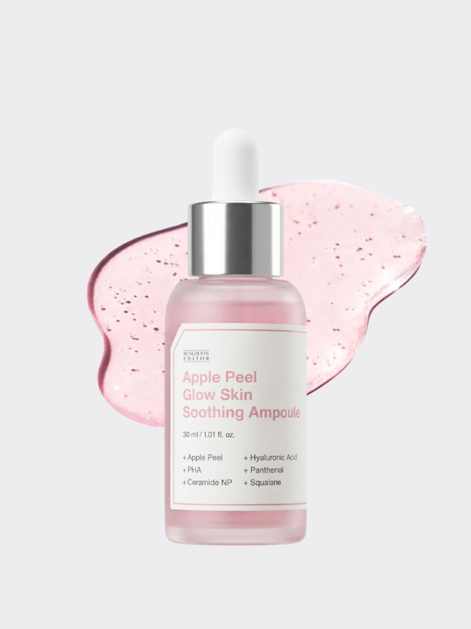 Отшелушивающая ампульная сыворотка с экстрактом яблока Sungboon Editor Apple Peel Glow Skin Soothing Ampoule