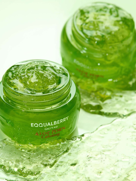 Успокаивающий крем-гель для лица с алоэ и ПДРН EQQUALBERRY Aloe PDRN Calming Cream