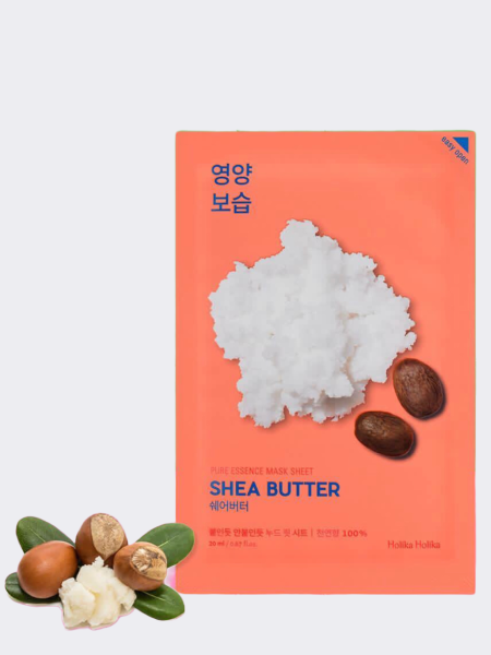 Питательная тканевая маска с маслом ши Holika Holika Pure Essence Mask Sheet Shea Butter