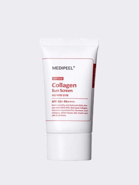 Солнцезащитный крем с пробиотиками MEDI-PEEL Red Lacto Collagen Lifting Sun Screen SPF50+PA++++ Солнцезащитный крем с пробиотиками MEDI-PEEL Red Lacto Collagen Lifting Sun Screen SPF50+PA++++