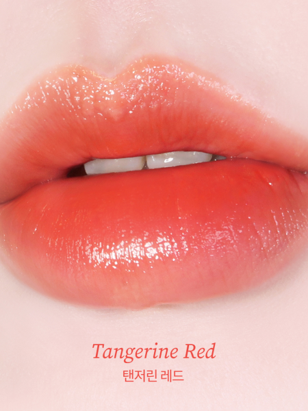 Увлажняющий оттеночный бальзам для губ в красном оттенке TOCOBO Glass Tinted Lip Balm 013 Tangerine Red
