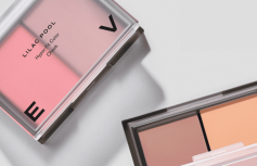 Кремовые спрессованные румяна в холодных оттенках FEEV Hyper-Fit Color Cheek Lilac Pool