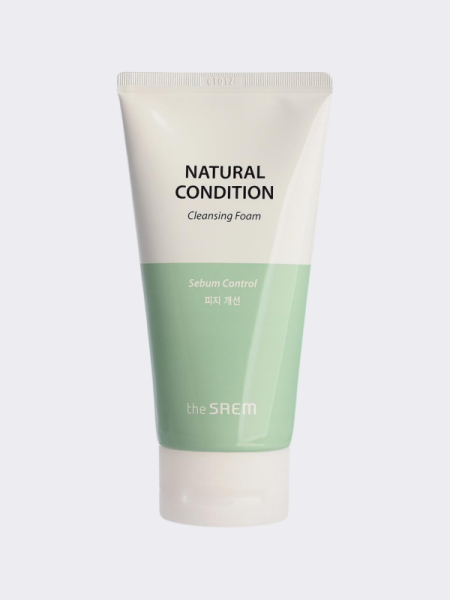 Себорегулирующая пенка для умывания The Saem Natural Condition Cleansing Foam Sebum Control