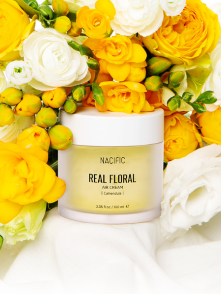 Лёгкий успокаивающий крем-гель с экстрактом календулы Nacific Real Floral Calendula Air Cream