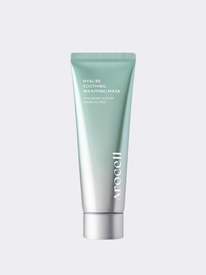 Успокаивающая маска-плёнка с гиалуроновой кислотой и пантенолом Arocell Hyal B5 Soothing Wrapping Mask