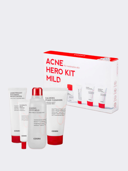 Набор миниатюр для проблемной кожи Cosrx Acne Hero Mild Kit Набор миниатюр для проблемной кожи Cosrx Acne Hero Mild Kit