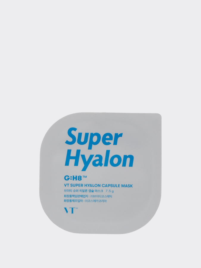 Ультраувлажняющая капсульная маска с глиной и гиалуроновой кислотой VT Cosmetics Super Hyalon Capsule Mask