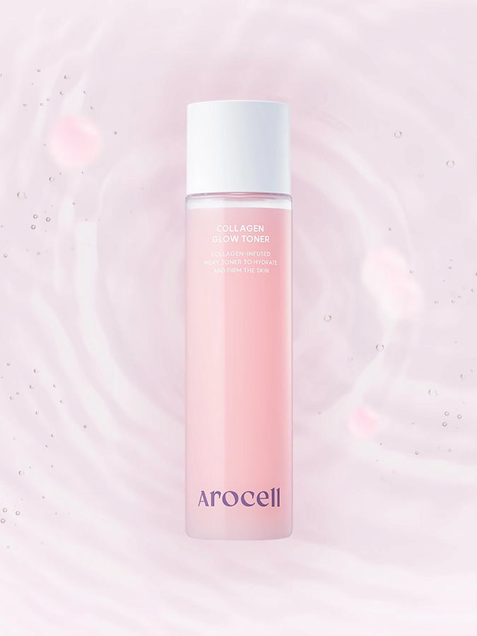 Тонер с коллагеном и ПДРН для сияния кожи Arocell Collagen Glow Toner