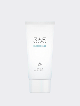 Успокаивающий солнцезащитный крем с растительными экстрактами Round Lab Derma Relief Sun Cream SPF50+ PA++++