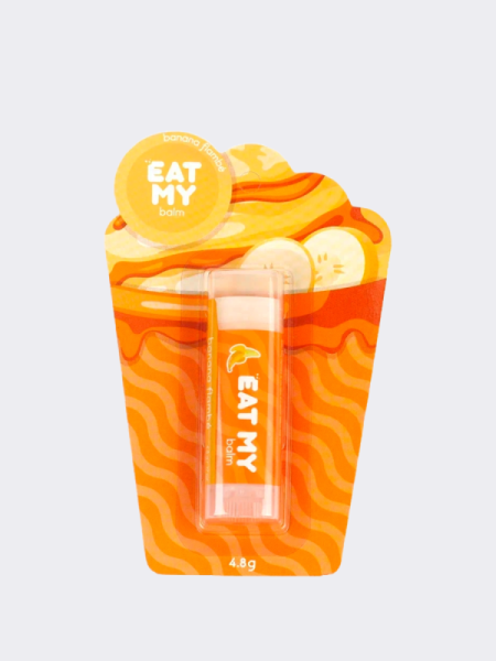 Бальзам для губ с ароматом бананового фламбе  EAT MY BALM Banana Flambe