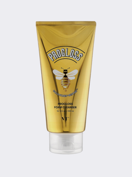 Смягчающая пенка для умывания с прополисом и золотом VT Cosmetics Progloss Foam