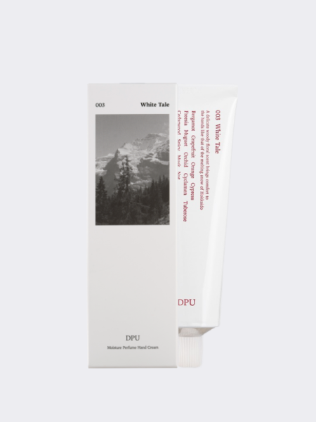 Парфюмированный крем для рук DPU Moisture Perfume Hand Cream White Tale