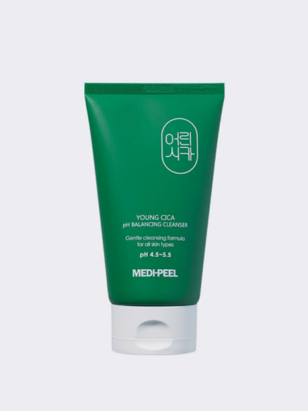 Слабокислотная пенка для умывания с экстрактом центеллы азиатской  MEDI-PEEL Young Cica pH Balancing Cleanser Слабокислотная пенка для умывания с экстрактом центеллы азиатской  MEDI-PEEL Young Cica pH Balancing Cleanser