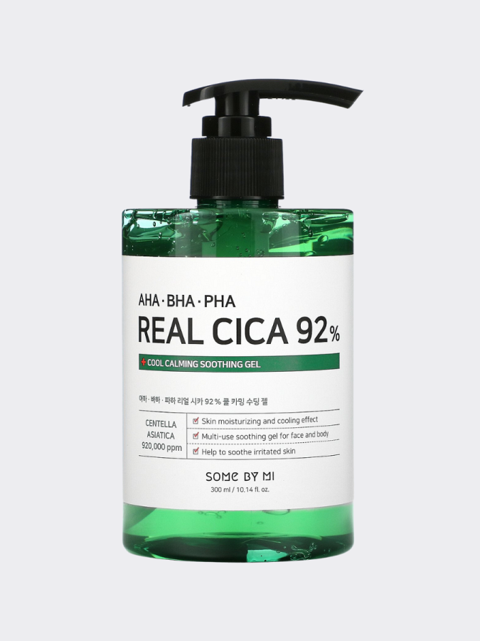 Гель для лица и тела от акне с кислотами и центеллой Some By Mi Real Cica 92% Cool Calming Gel