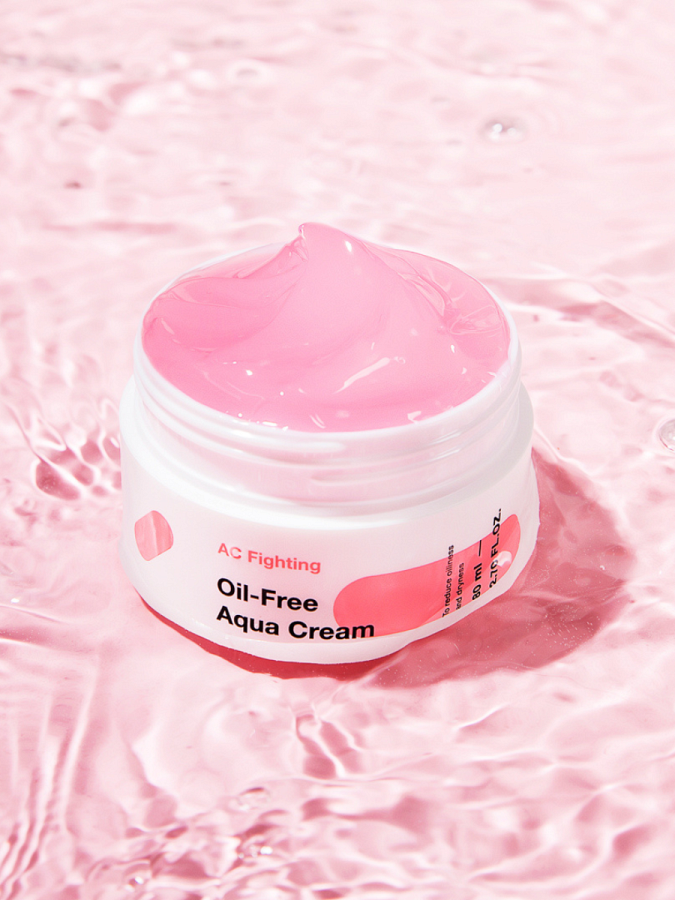 Лёгкий увлажняющий гель-крем для лица TIAM AC Fighting Oil-Free Aqua Cream