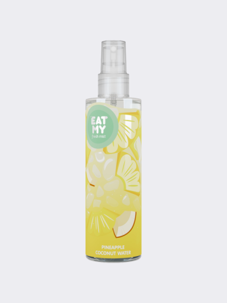 Освежающий мист для лица и тела с ароматом "Кокосовая вода с ананасом" EAT MY Fresh Mist Pineapple Coconut Water