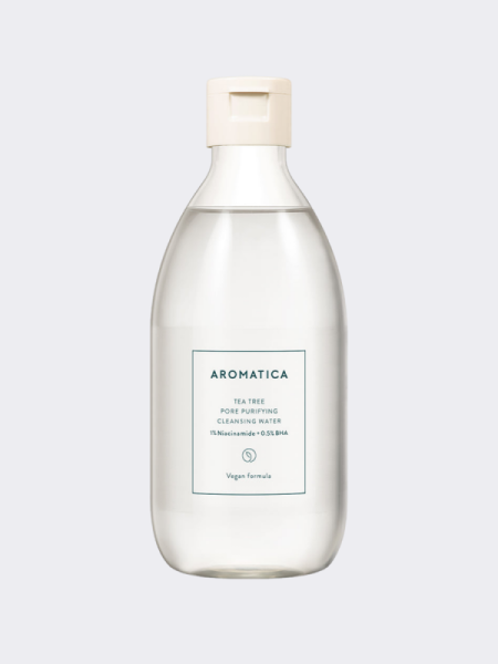 Мицеллярная вода для снятия макияжа AROMATICA Tea Tree Pore Purifying Cleansing Water Мицеллярная вода для снятия макияжа AROMATICA Tea Tree Pore Purifying Cleansing Water