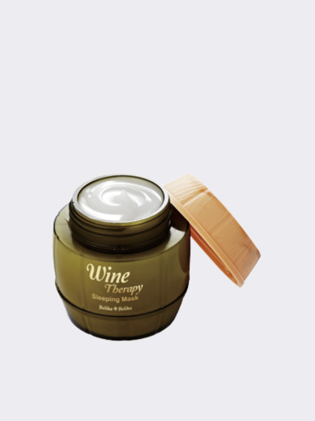 Осветляющая ночная винная маска-желе с белым вином Holika Holika Wine Therapy Sleeping Mask White Wine