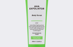 Отшелушивающий скраб для тела с фруктовыми кислотами Q+A AHA Exfoliator