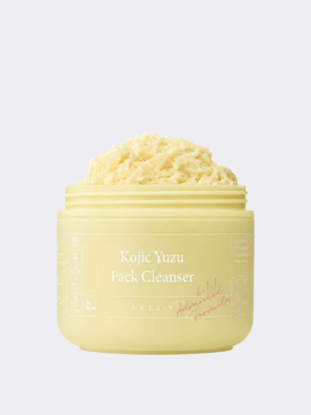 Очищающее средство для умывания с койевой кислотой и юдзу AXIS-Y Kojic Yuzu Pack Cleanser