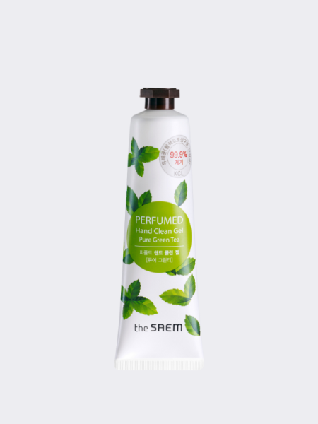 Антибактериальный гель для рук с ароматом зеленого чая The Saem Perfumed Hand Clean Gel Pure Green Tea
