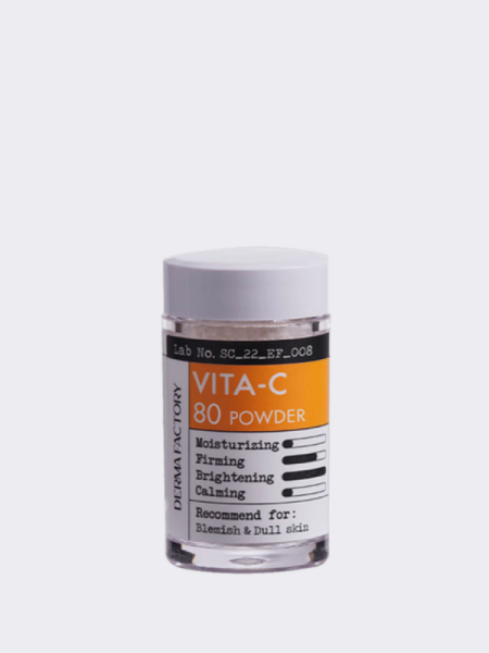 Обогащающая пудра витамина С Derma Factory VITA-C 80 Powder Обогащающая пудра витамина С Derma Factory VITA-C 80 Powder