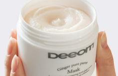Освежающая отшелушивающая маска для лица с экстрактом имбиря DEEOM Ginger Pure Puree Mask