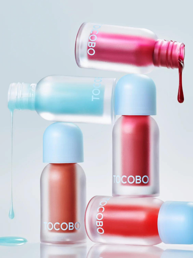 Разогревающее оттеночное масло для губ TOCOBO Juicy Berry Plumping Lip Oil 01 Chill Red