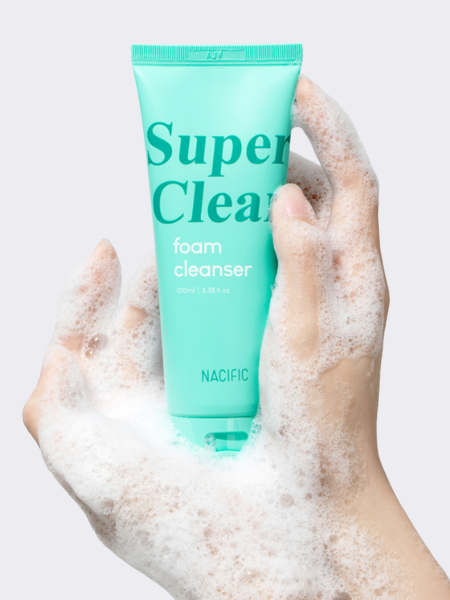 Глубокоочищающая пенка для умывания с растительными экстрактами Nacific Super Clean Foam Cleanser Глубокоочищающая пенка для умывания с растительными экстрактами Nacific Super Clean Foam Cleanser