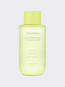 Успокаивающий тонер с экстрактом центеллы Papa Recipe Real Centella Cica Soothing Toner