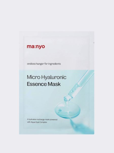 Увлажняющая тканевая маска для лица с гиалуроновой кислотой Ma:nyo Factory Micro Hyaluronic Essence Mask Увлажняющая тканевая маска для лица с гиалуроновой кислотой Ma:nyo Factory Micro Hyaluronic Essence Mask