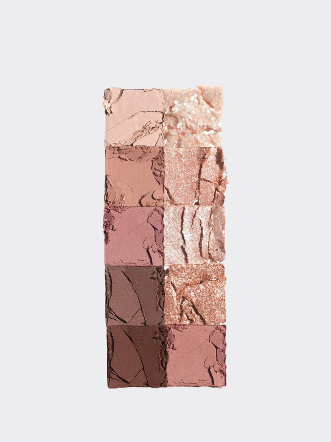 Набор из палетки теней для век в розовых оттенках  век rom&nd Better Than Palette Dual Brush Set 03 Rosebud Garden
