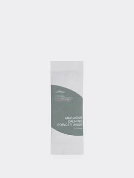 Саше с успокаивающей энзимной пудрой с экстрактом полыни IsNtree Mugwort Calming Powder Wash