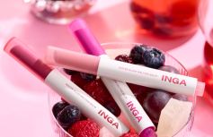 Тающий оттеночный бальзам для губ INGA Water Glow Melting Balm Lychee Juice