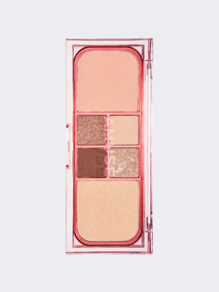 Палетка для глаз и лица AMUSE Vegan Face All Palette 01 Moon Glow