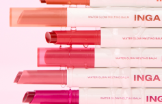 Тающий оттеночный бальзам для губ INGA Water Glow Melting Balm Lychee Juice