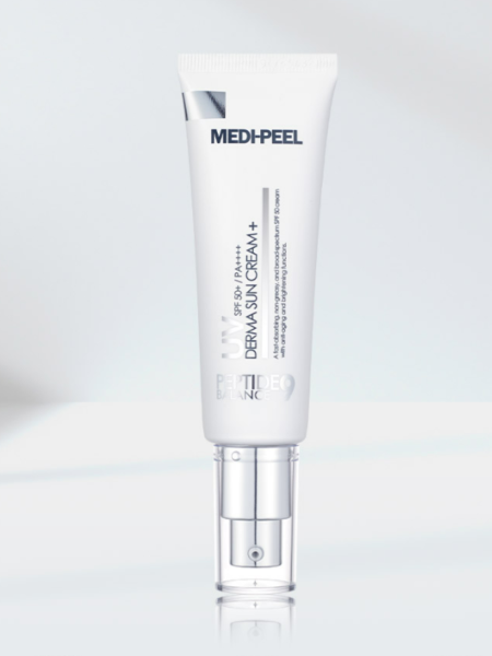 Увлажняющий солнцезащитный крем с пептидами MEDI-PEEL Peptide 9 Balance UV Derma Sun Cream SPF50+ PA++++ Увлажняющий солнцезащитный крем с пептидами MEDI-PEEL Peptide 9 Balance UV Derma Sun Cream SPF50+ PA++++