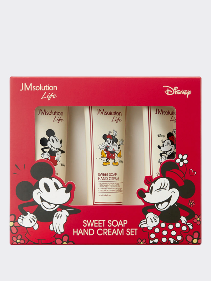 Подарочный набор кремов для рук со сладким ароматом JMSolution Life Disney Sweet Soap Hand Cream Set