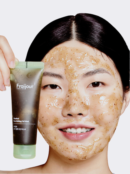 Очищающая гелевая маска для лица с экстрактом хауттюйнии Fraijour Heartleaf Pore Melting Gel Mask Очищающая гелевая маска для лица с экстрактом хауттюйнии Fraijour Heartleaf Pore Melting Gel Mask