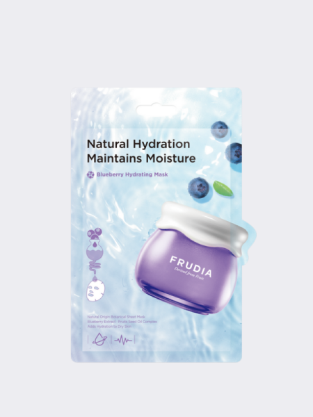 Увлажняющая тканевая маска для лица с черникой FRUDIA Blueberry Hydrating Mask