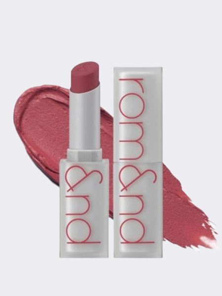 Мягкая кремовая помада в пыльном розовом оттенке rom&nd Zero Matte Lipstick 01 Dusty Pink