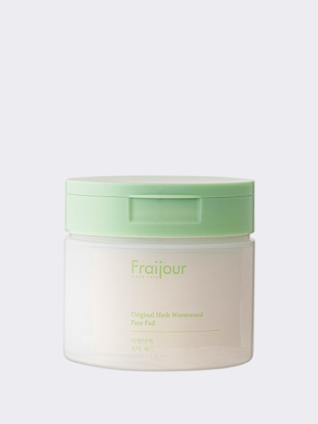 Тонизирующие пэды для лица с растительными экстрактами Fraijour Original Herb Wormwood Pore Pad Тонизирующие пэды для лица с растительными экстрактами Fraijour Original Herb Wormwood Pore Pad