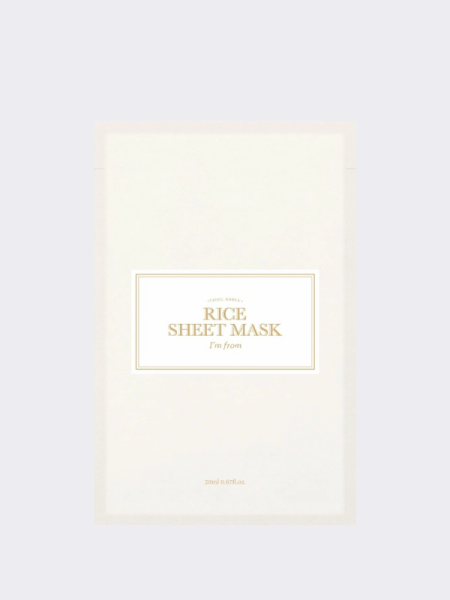 Питательная тканевая маска с экстрактом риса I'm From Rice Sheet Mask Питательная тканевая маска с экстрактом риса I'm From Rice Sheet Mask