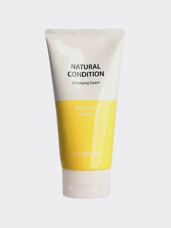 Осветляющая пенка для умывания The Saem  Natural Condition Cleansing Foam Brightening