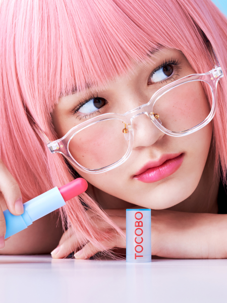 Увлажняющий оттеночный бальзам для губ в розовом оттенке TOCOBO Glass Tinted Lip Balm 012 Better Pink